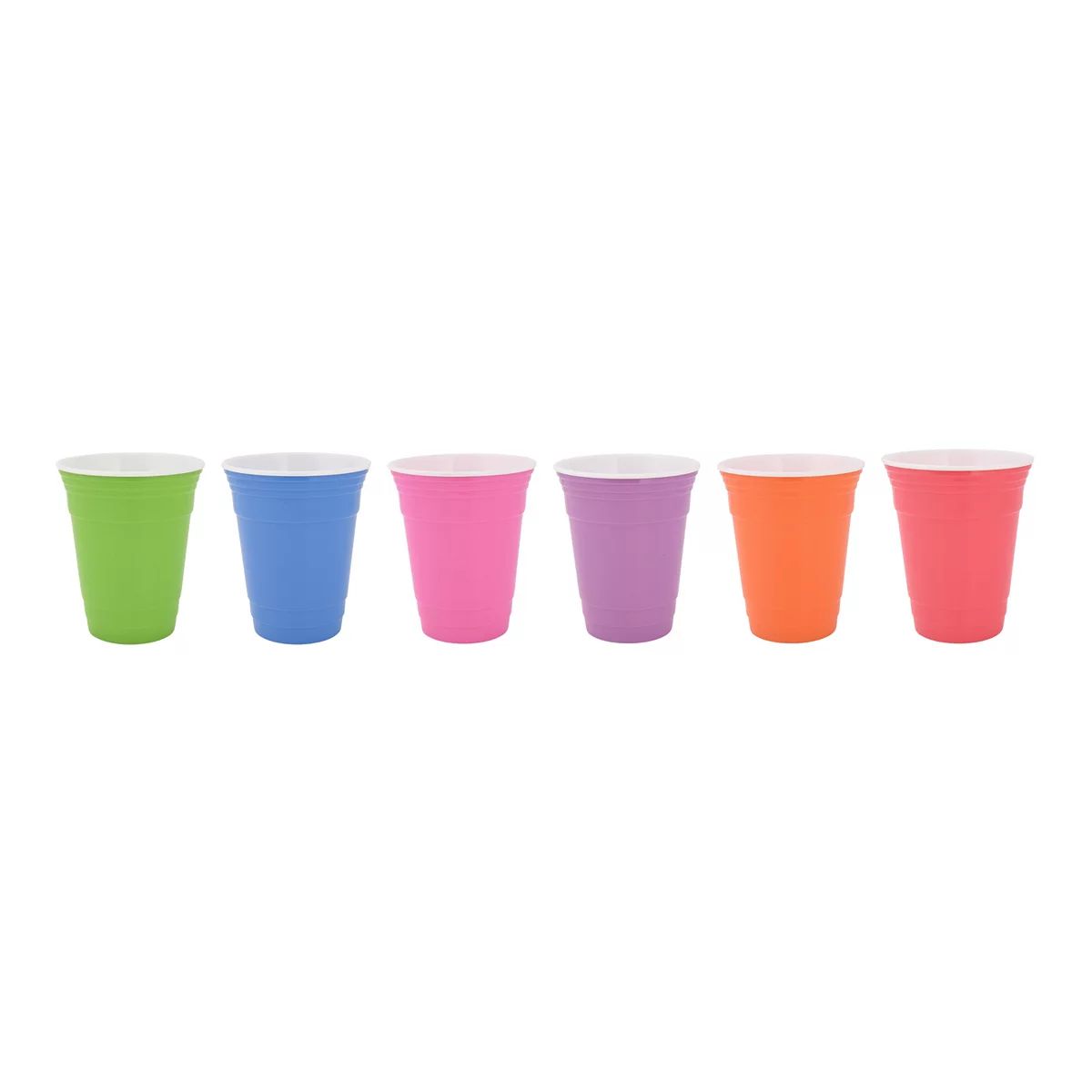 Celebrate Together Summer Plastic Reusable Party Cups 6-Piece Set | Kohl's