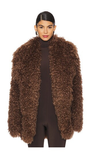 Lola Jacket in Choco | Revolve Clothing (Global)