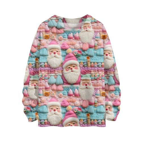 Santa Christmas Sweater Santa Christmas Sweater Vintage Santa Shirt Women Lightweight Sweaters for Women 2024 Holiday Sweaters Women's Holiday Tops Cute Christmas Sweatshirts | Amazon (US)