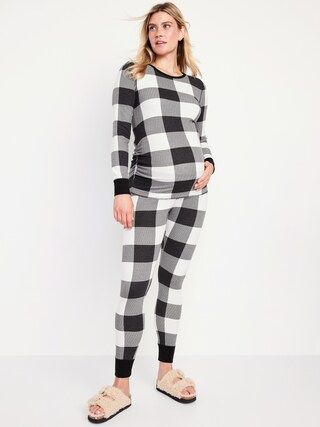 Maternity Matching Jersey Pajama Top and Pants Set | Old Navy (US)