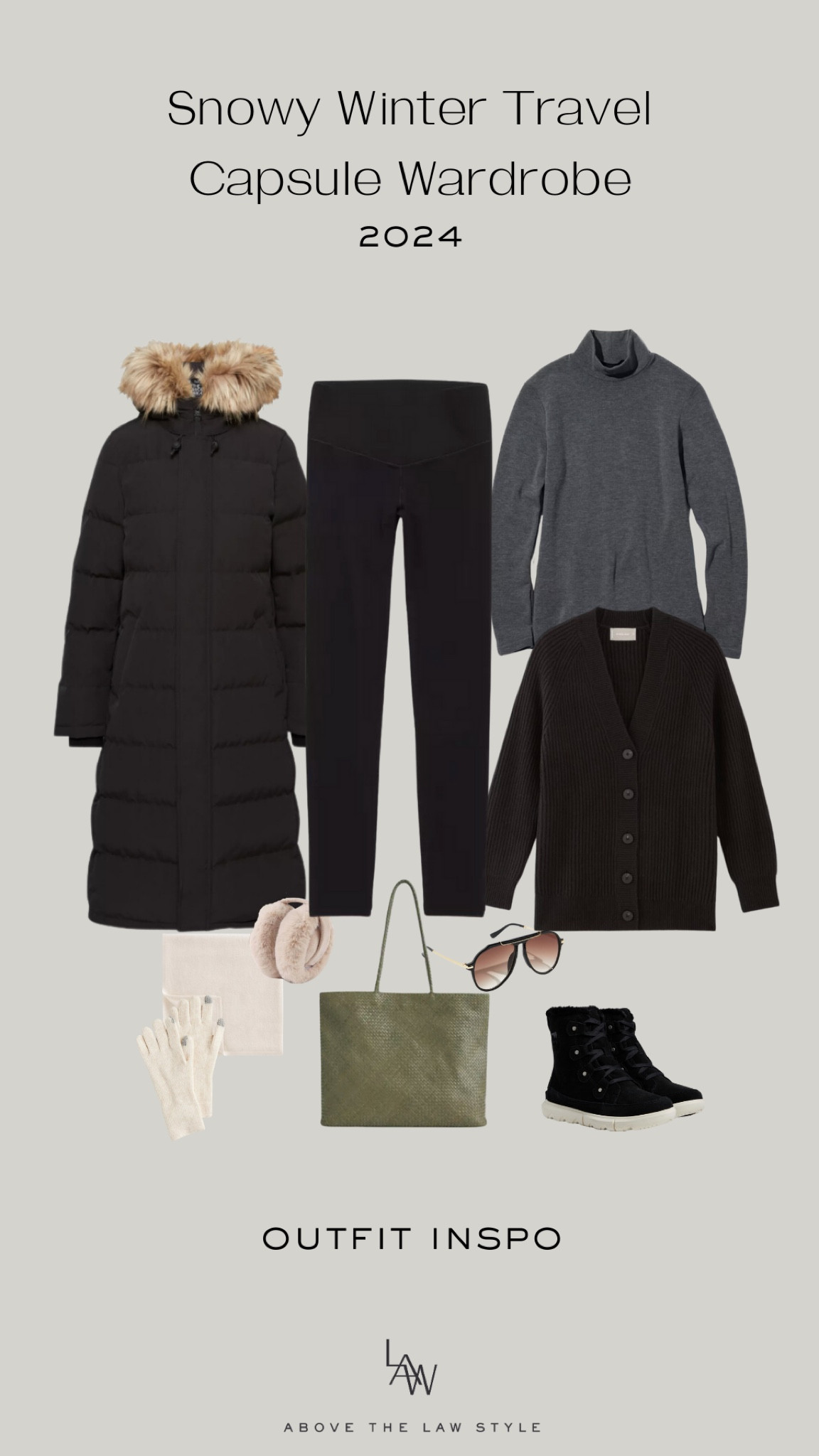 Snowy Winter Travel Capsule Outfit Idea

#LTKstyletip #LTKfindsunder50 #LTKfindsunder100