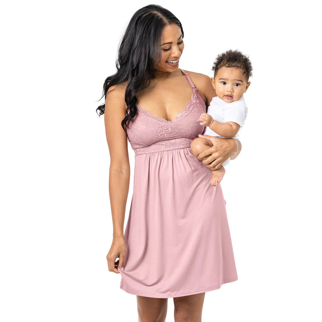 The Lucille Clipdown Nursing Nightgown & Maternity Lingerie | Kindred Bravely