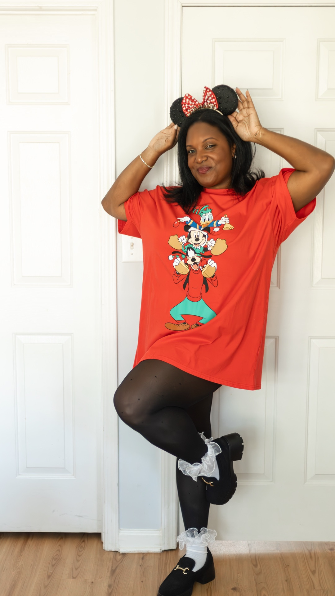 when you find the perfect look for Christmas in the parks ✨ you add ruffle socks and tights 

#LTKootd #LTKHoliday #LTKCyberWeek