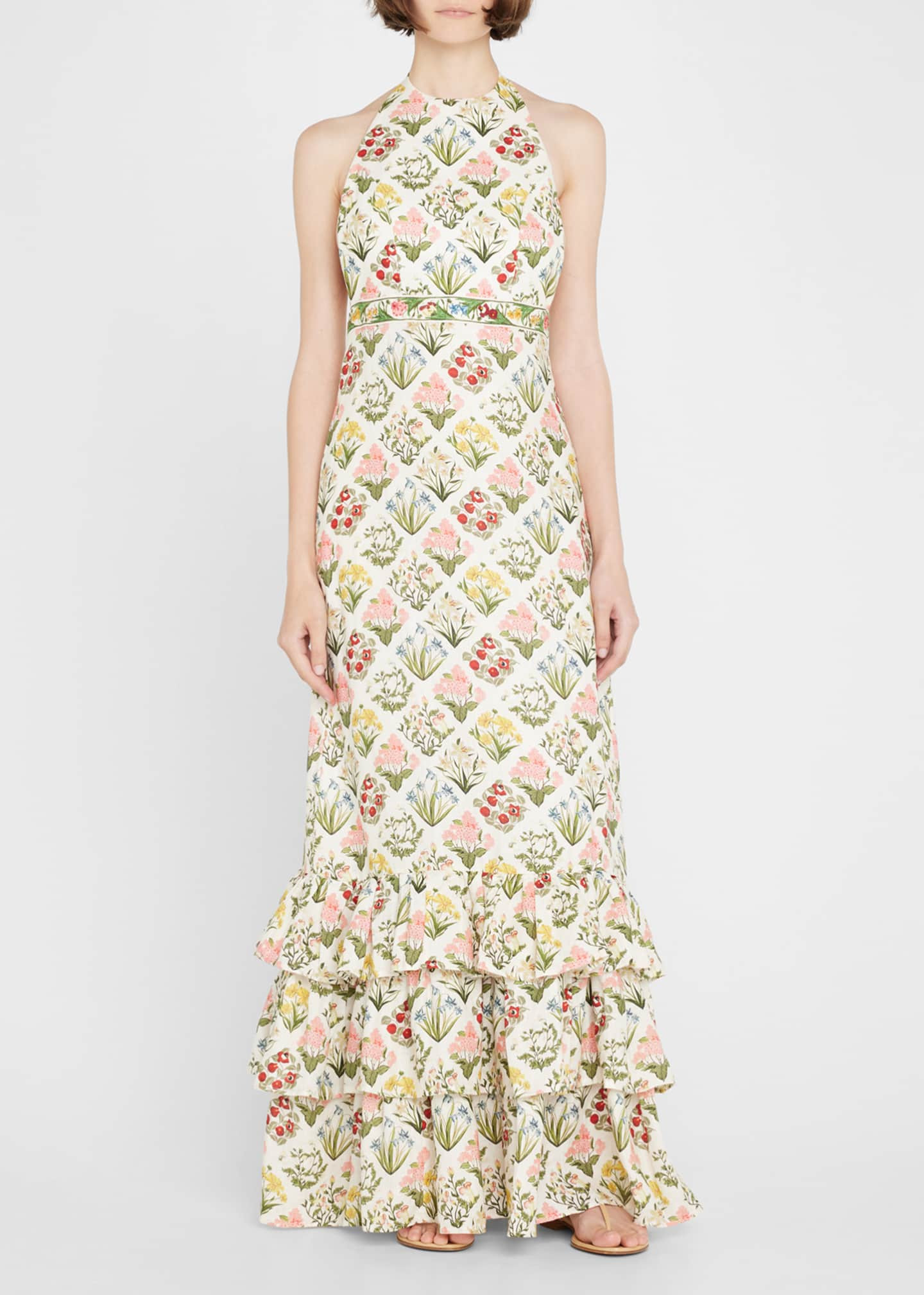 Agua by Agua Bendita Magnolia Halter Maxi Dress | Bergdorf Goodman