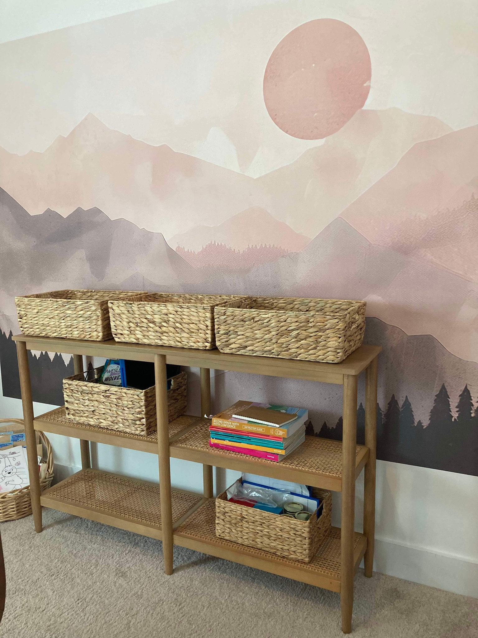 Got the shelving put together and it is perfect for this space. I just need to add a few more baskets for storage of our school supplies and we will be good to go!

#LTKStyleTip #LTKBacktoSchool #LTKHome