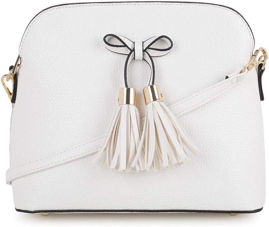 Lightweight Medium Crossbody Bag | Bow Tassel Zipper Pocket | Adjustable and Removable Strap | Amazon (US)