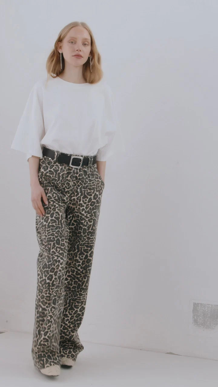Zia Denim Jeans Leopard | VRG Grl