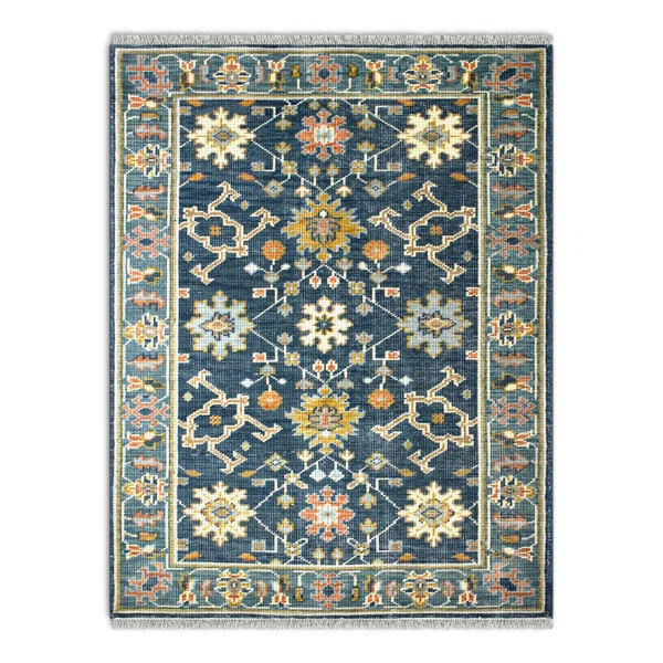 Abba Hand Knotted Wool Floral Rug | Wayfair North America