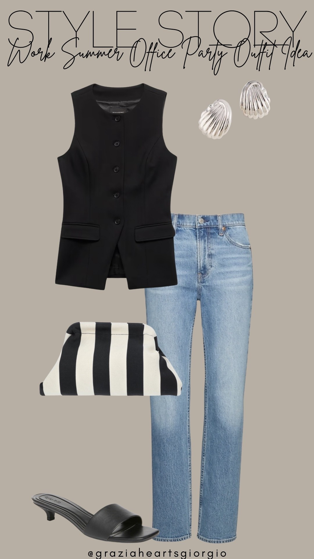 Work Summer Office Party Outfit Idea 
.
#chicstyle