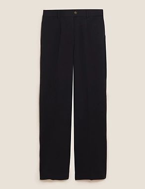 Crepe Wide Leg Trousers | M&S Collection | M&S | Marks & Spencer (UK)