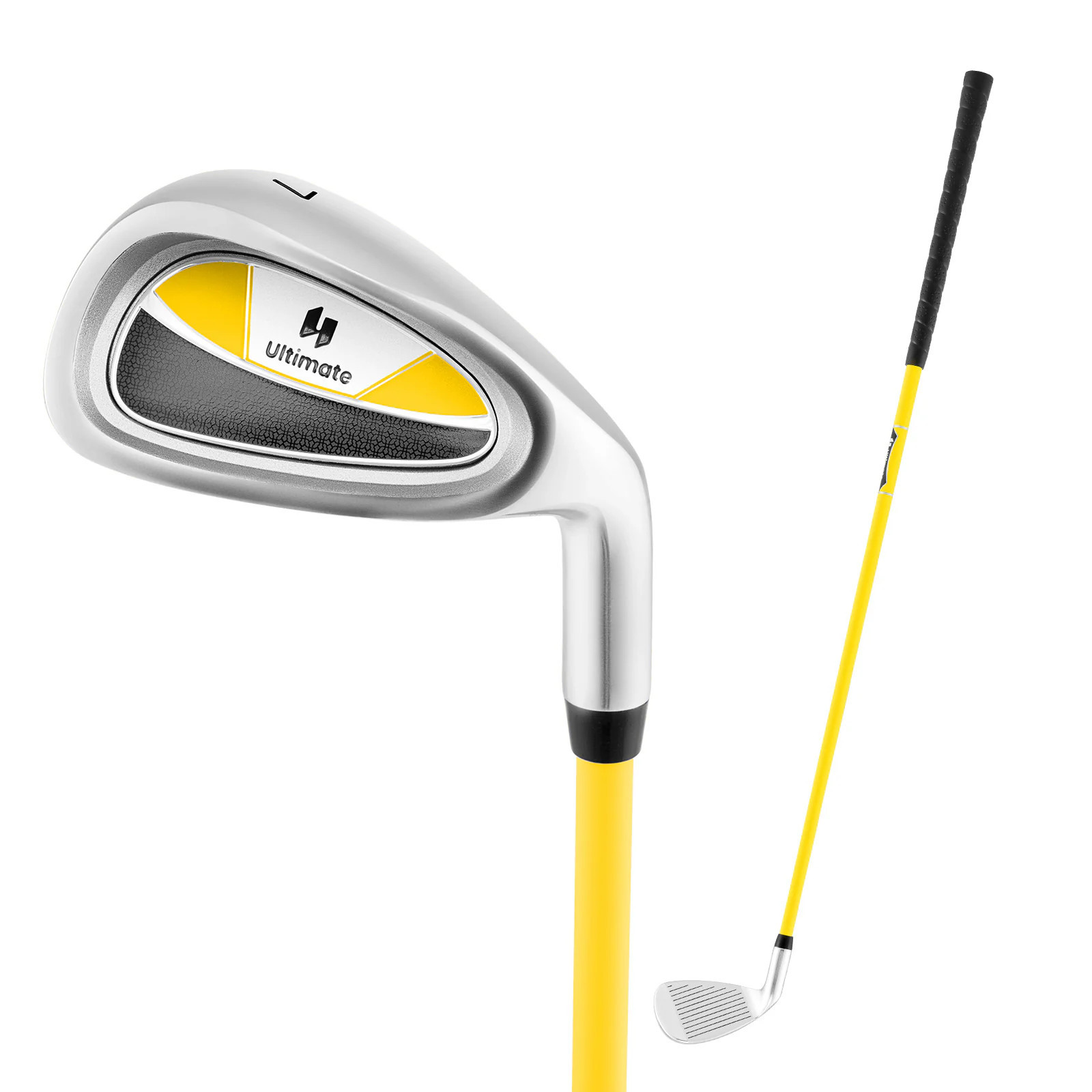 Slickblue Right Hand Kids Junior 7 Iron Golf Club for Ages 8 to 10 with Aluminum Alloy Head and Fiberglass Shaft for Training and Play Yellow | Lowe's