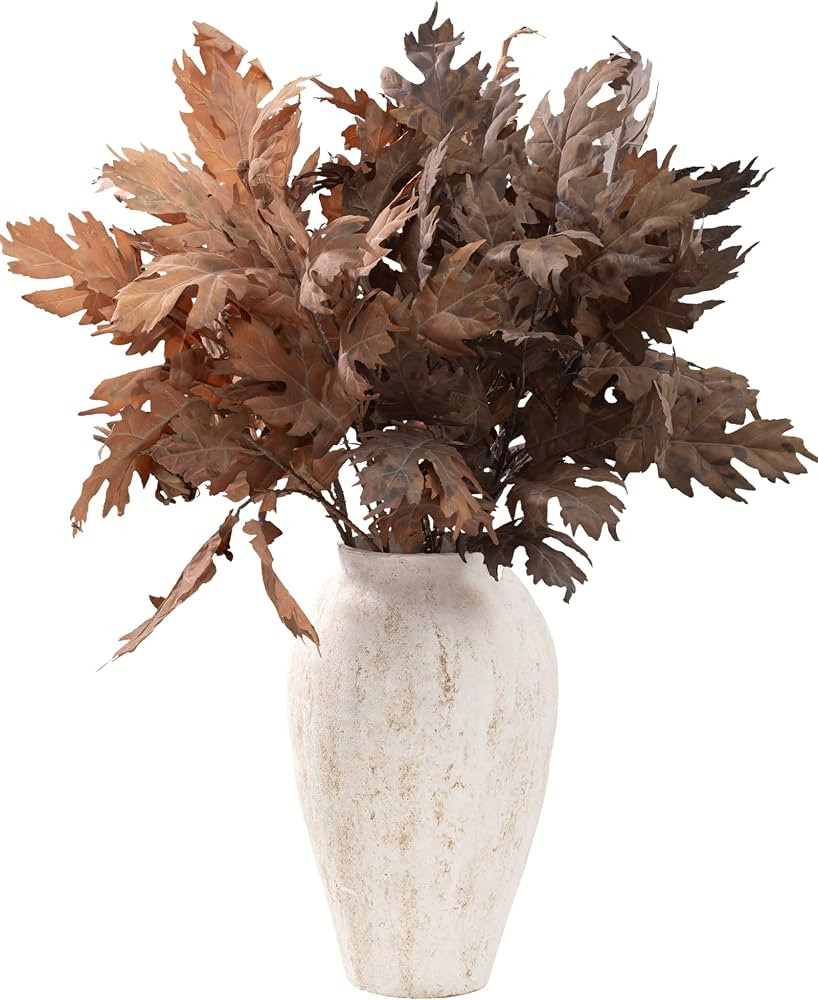Vintage Brown, Fall Leaves Stems for Vases, Home Decor, Rustic Farmhouse, Artificial Plants for F... | Amazon (US)