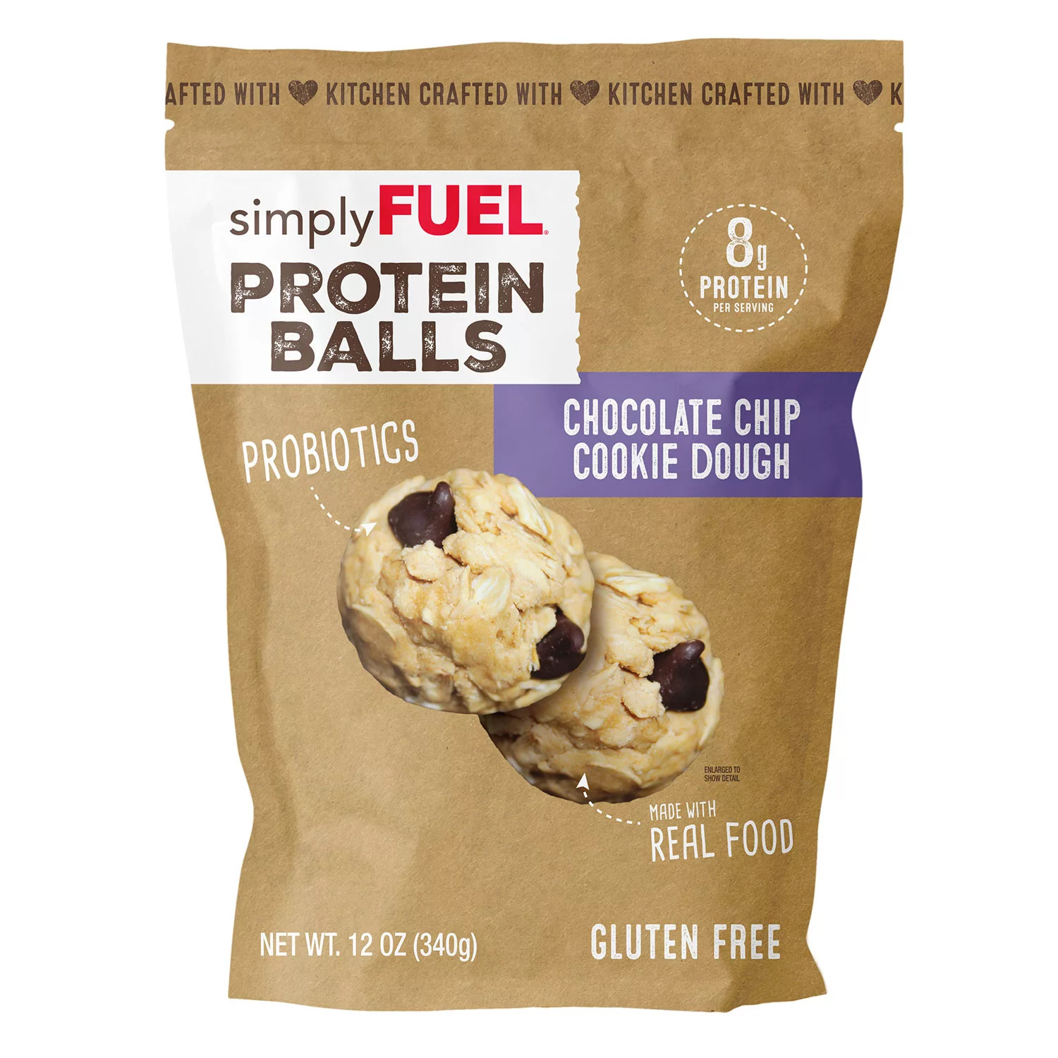 simplyFUEL Chocolate Chip Cookie Dough Protein Balls, 12 oz. | Sam's Club