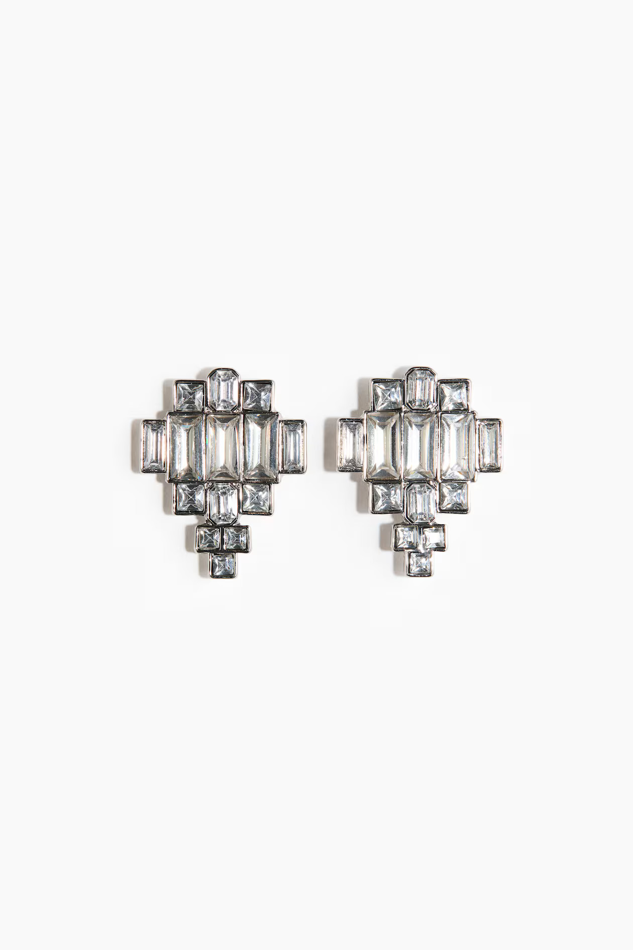 Rhinestone statement earrings | H&M (US + CA)