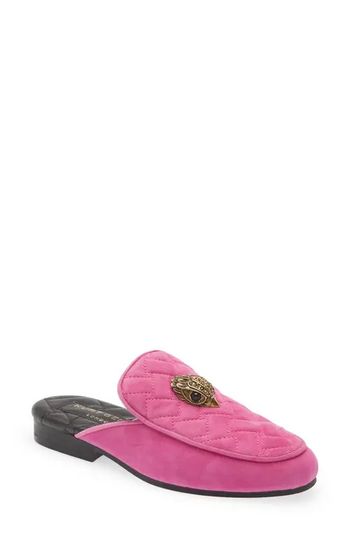 Kurt Geiger London Holly Eagle Quilted Mule in Pink at Nordstrom, Size 9.5Us | Nordstrom