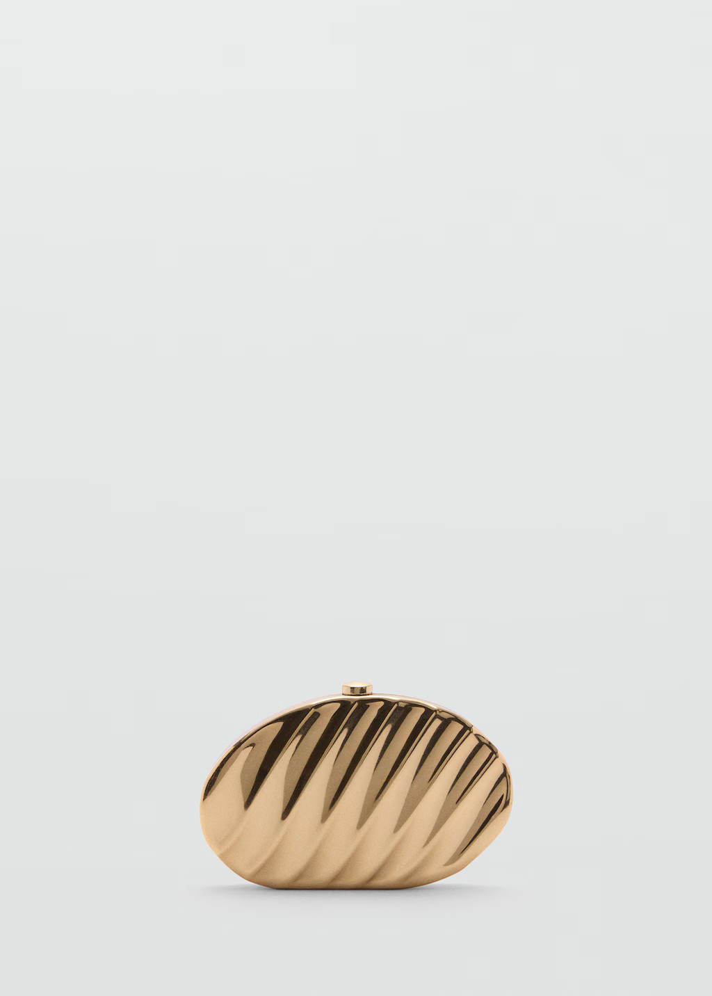 Metallic clutch - Dames | MANGO Nederland | Mango EU