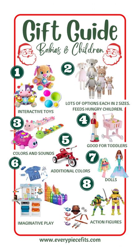 🎁 Gift Guide 🎁

Holiday shopping has started. These are toys I’ve recently purchased for others’ kiddos or would consider for my own nieces. ☺️ Grab them while on sale!

#everypiecefits

Christmas gifts
Holiday gifts 
Gifts for kids
Gifts for babies 
Baby gift guide
Kid gift guide
#LTKkids #LTKbaby

#LTKGiftGuide #LTKHoliday #LTKCyberWeek
