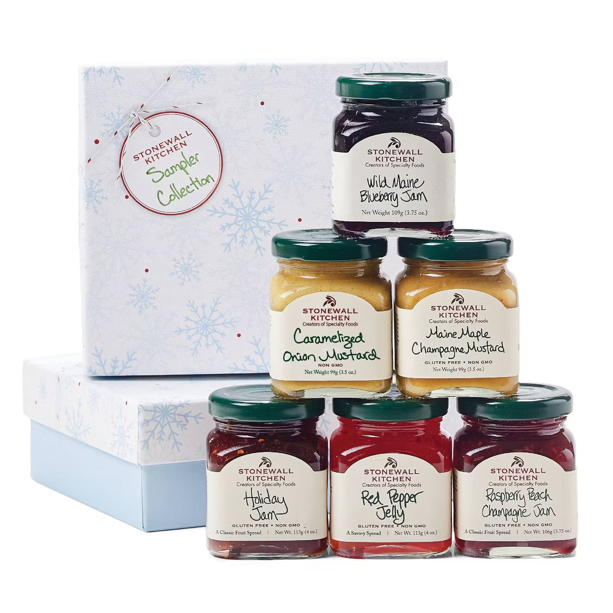 Stonewall Kitchen Holiday Sampler Collection Jams and Preserves Gift Set - 3.2lbs/6pc | Target