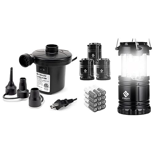 Etekcity Electric Air Pump & Etekcity Camping Lantern 4 Pack | Amazon (US)