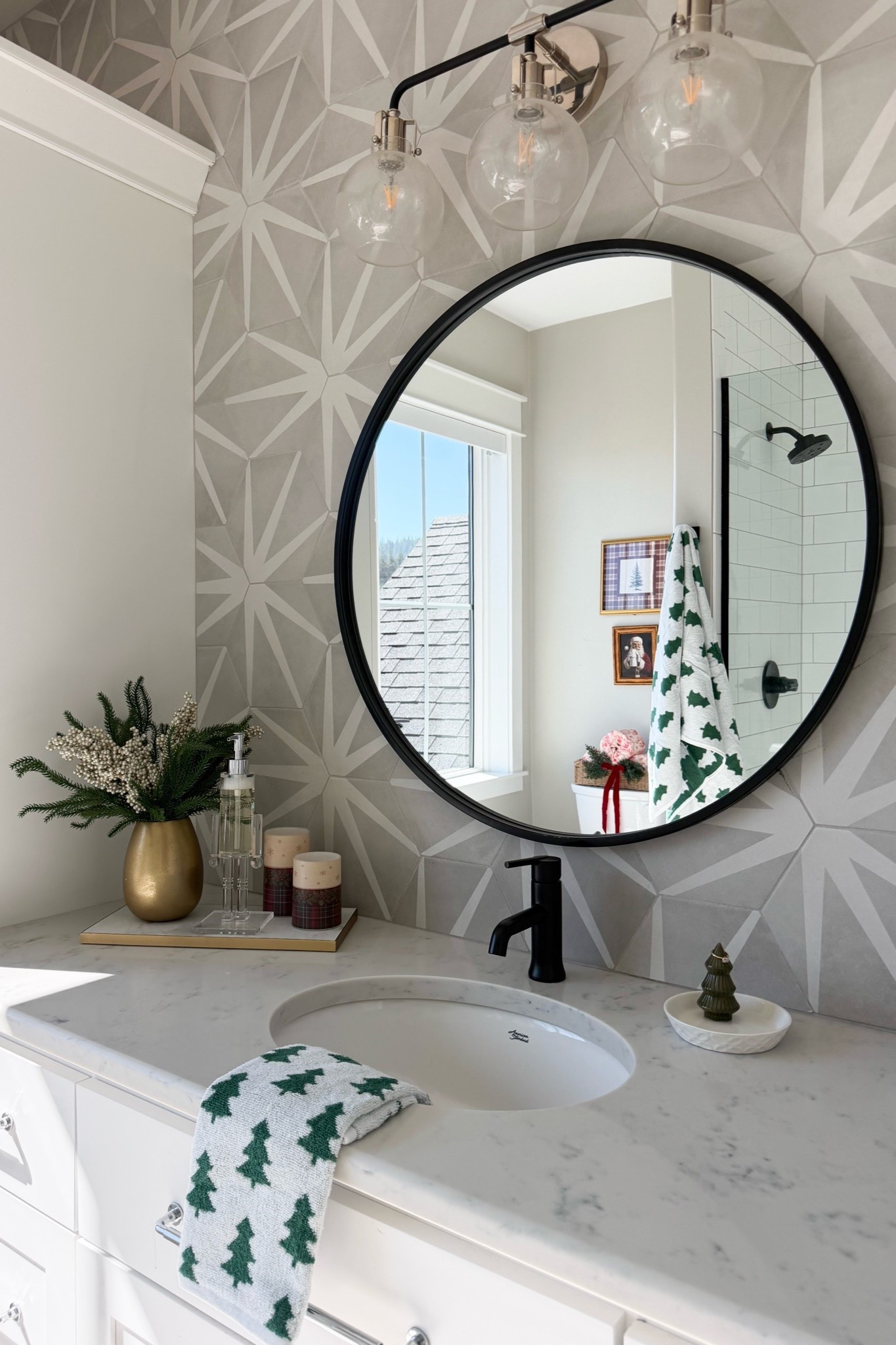 Sharing a little sneak peek at our holiday bathroom!

#LTKmomlife #LTKSeasonal #LTKHome