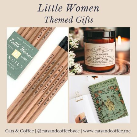 Little Women aesthetic gifts and themed finds based on the Louisa May Alcott novel 🎁✨📚 Little Women quotes and accessories for her from Etsy, featuring pencils with quotes, aesthetic candles, adorable literary t-shirts, bookmarks, and more: 

#LTKfindsunder100 #LTKGiftGuide #LTKhome