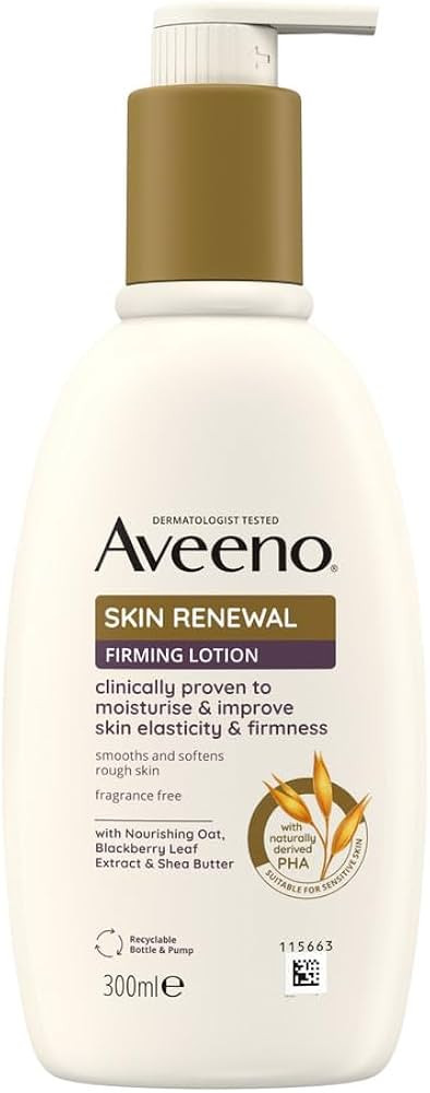 Aveeno Skin Renewal Firming Lotion (1x 300ml​), Firming Body Lotion with Nourishing Prebiotic O... | Amazon (UK)