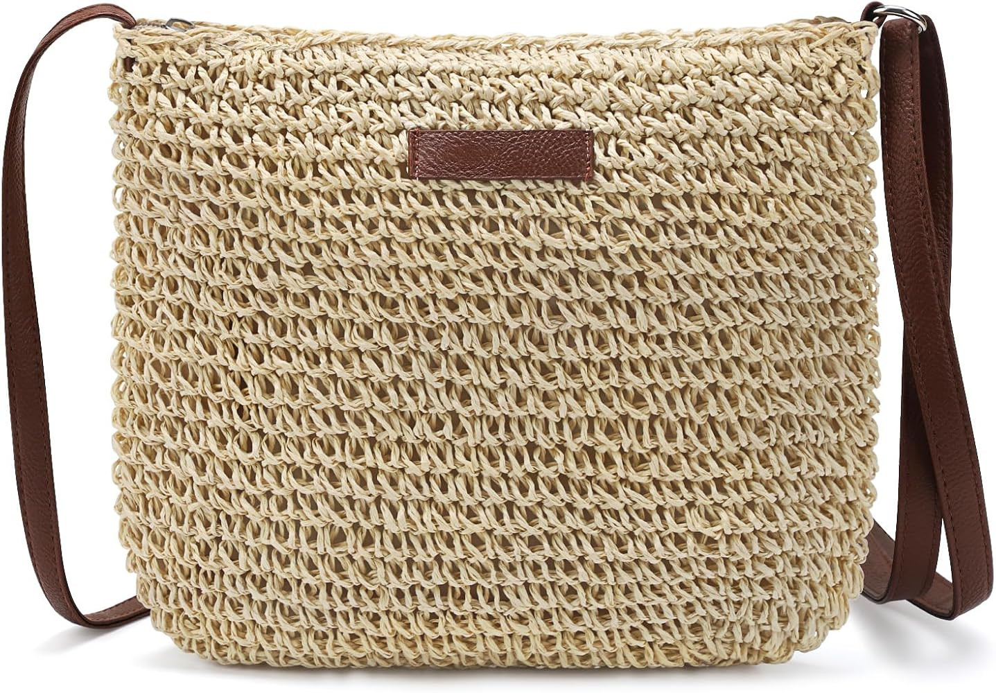Ayieyill Straw Clutch Bags for Women Shoulder Bag Crossbody Bag Summer Beach Straw Bag Hand-Woven | Amazon (US)