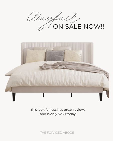 Affordable bed on sale now!! 

#LTKHome #LTKSaleAlert #LTKSummerSales