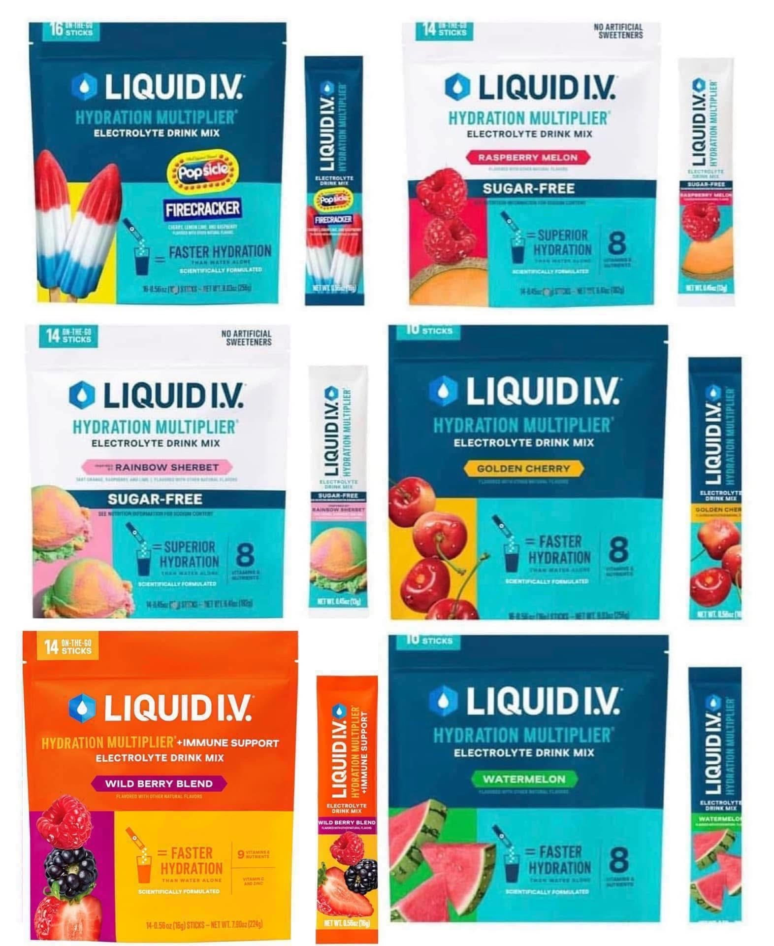 Amazon has Liquid I.V. 25%-30% off today in most flavors, which is the biggest discount they’ve had on these in a few months!!! 💧I know that Liquid IV is a favorite of so many of us - perfect time to stock up to stay hydrated! 

The newer Sugar Free options and Immune Support options that are perfect for this time of year are included as well 🙌🏻 

#LTKSaleAlert #LTKActive #LTKselfcare