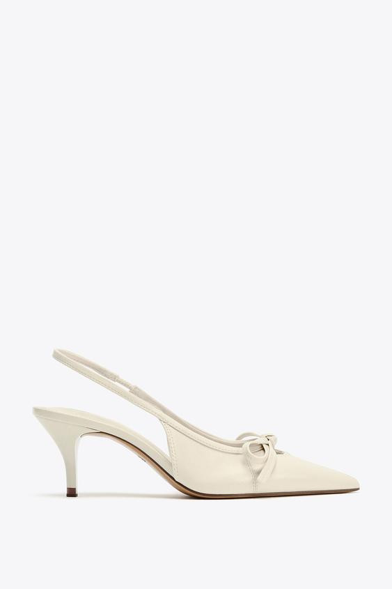 BOW SLINGBACK SHOES | Zara US