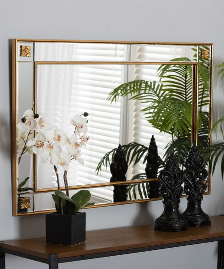 Baxton Studio Goldtone Naresh Mirror | Zulily