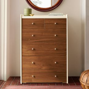 Emma Chamberlain Lacquer Wrapped 6-Drawer Dresser (30") | West Elm (US)