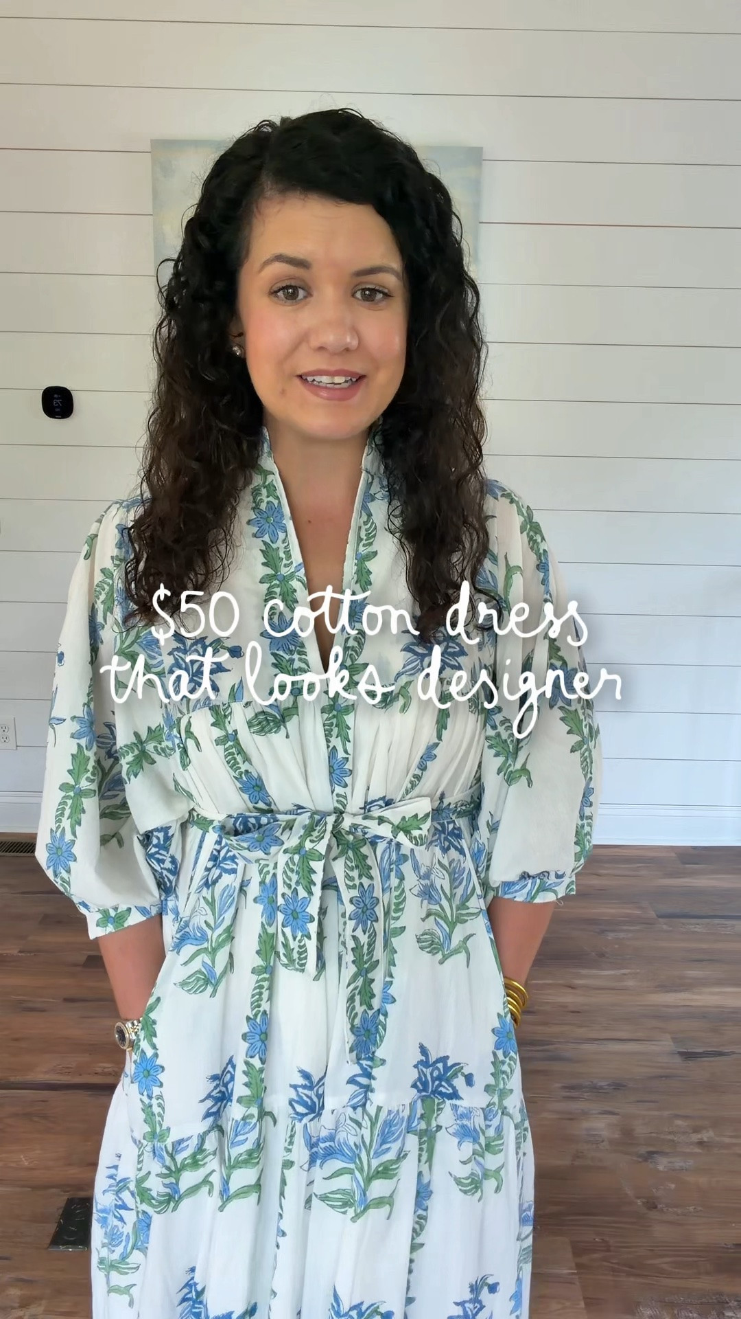 There are a lot of dresses under $50, but very few actually look good and are good quality!! This one is SO GOOD and completely surprised me in the best way🤍

It’s made from 100% cotton, so it’s lightweight, breathable, and comfortable enough to wear all day👏🏼 It’s fully lined, has the prettiest blue and green floral print, flattering puff sleeves, an optional tie waist, and the sweetest ruffle neckline✨ Every little detail makes it look so much more expensive than it is!! 

This is one of those dresses you can wear to church, brunch, baby showers, vacation, date night, or just running around town and always feel put together 🌸🌴⛪️🍂🎉

If you’re looking for a classic cotton dress that you’ll wear year after year, this is such a good find!!!

#dress #cottondress #churchoutfit #affordablestyle #lookforless #classicstyle #momstyle #everydaydress #designerlookforless #salefinds #dress #dresses #dresslover #spring #springstyle #springfashion #springdress #sundaystyle #churchoutfit #ootd #momstyle #femininefashion #outfitinspo #summer #summerstyle #summerfashion #summerdress #babyshower #weddingshower #style #fashion #church #brunch #preppy #preppystyle #grandmillenial #grandmillenialstyle #ladies #ladiesfashion #ladiesstyle #classic #classicstyle #chic #timeless #timelessstyle #sale #salealert #majorsale #deal #dealoftheday #lookforless #designerlookalike #designerlookforless #affordable #affordablefashion #affordablestyle #budgetfriendly #budgetstyle #styleonabudget #momlife #momfit #momoutfit #everydaystyle #affordabledresses #naturalfiber #lowtox #cotton #ladiesstyle #ladieswear #ladiesdress @Etsy

#LTKootd #LTKmomlife #LTKgrwm