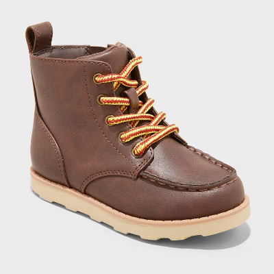 Toddler Greyson Boots - Cat & Jack™ Brown 8T | Target