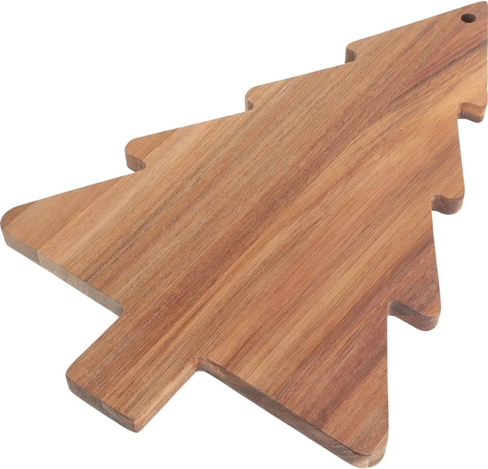 Healeved Christmas Tree Charcuterie Board, Wooden Cutting Board Xmas Tree Serving Board Kitchen C... | Amazon (US)