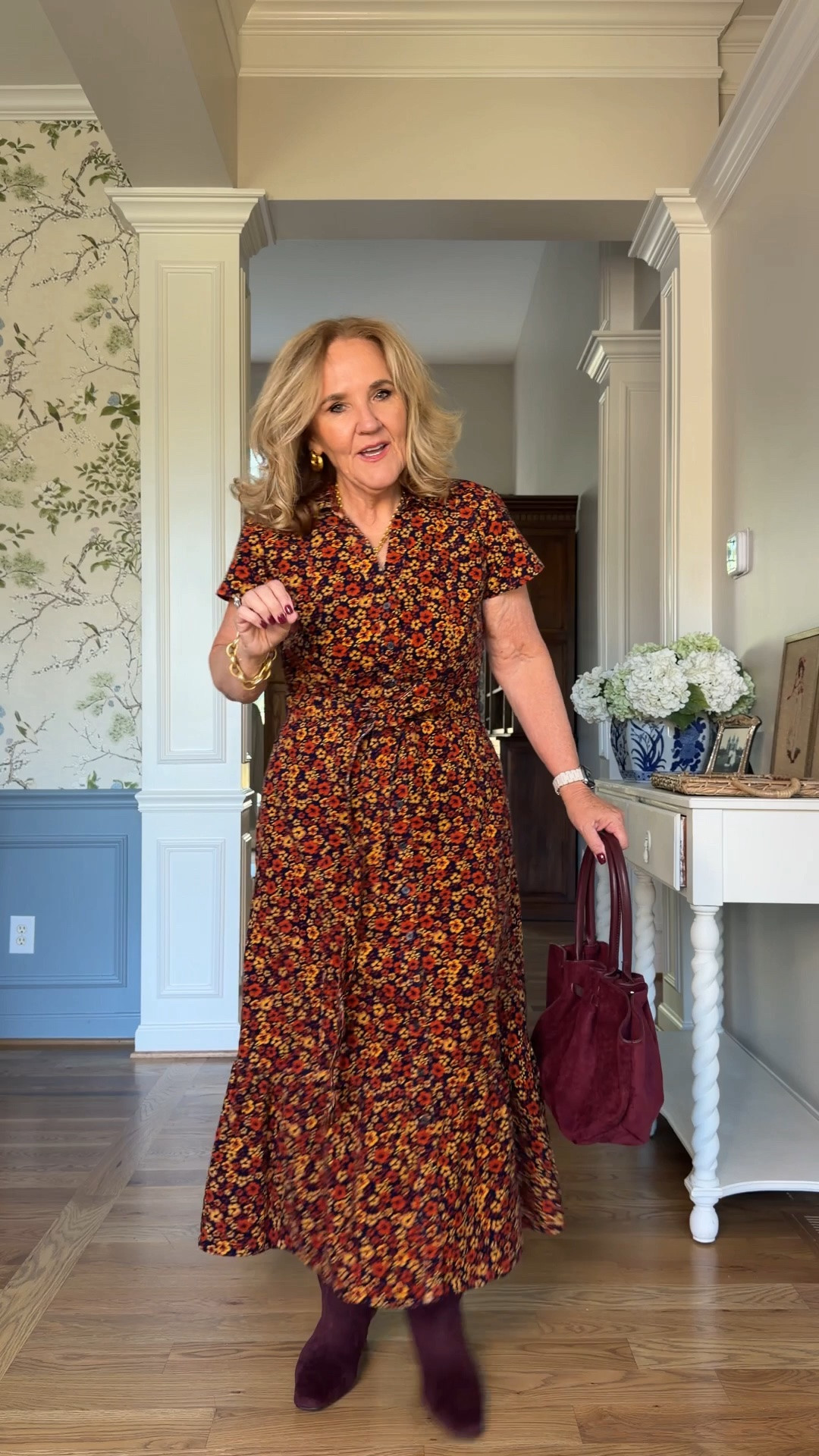 I did size up to a 10 
Beautful quality corduroy 
Layer a long sleeve tee or blouse under it when it gets cold.

#LTKOver40 #LTKSaleAlert #LTKPetite