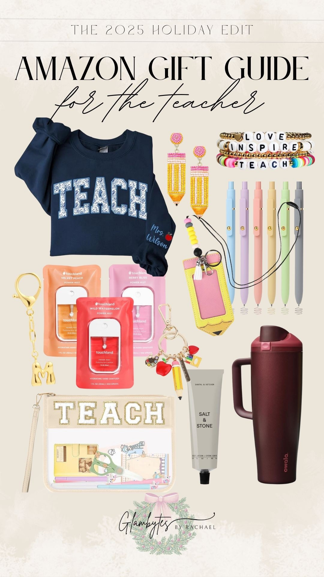 Amazon holiday gifts for the teacher 🍎💌 

amazon gift guide, teacher gifts, teacher holiday gifts, amazon finds, amazon gift ideas, teacher appreciation, holiday gift ideas, gift ideas for her, teacher amazon finds, amazon holiday picks

#LTKFindsUnder50 #LTKHoliday #LTKGiftGuide