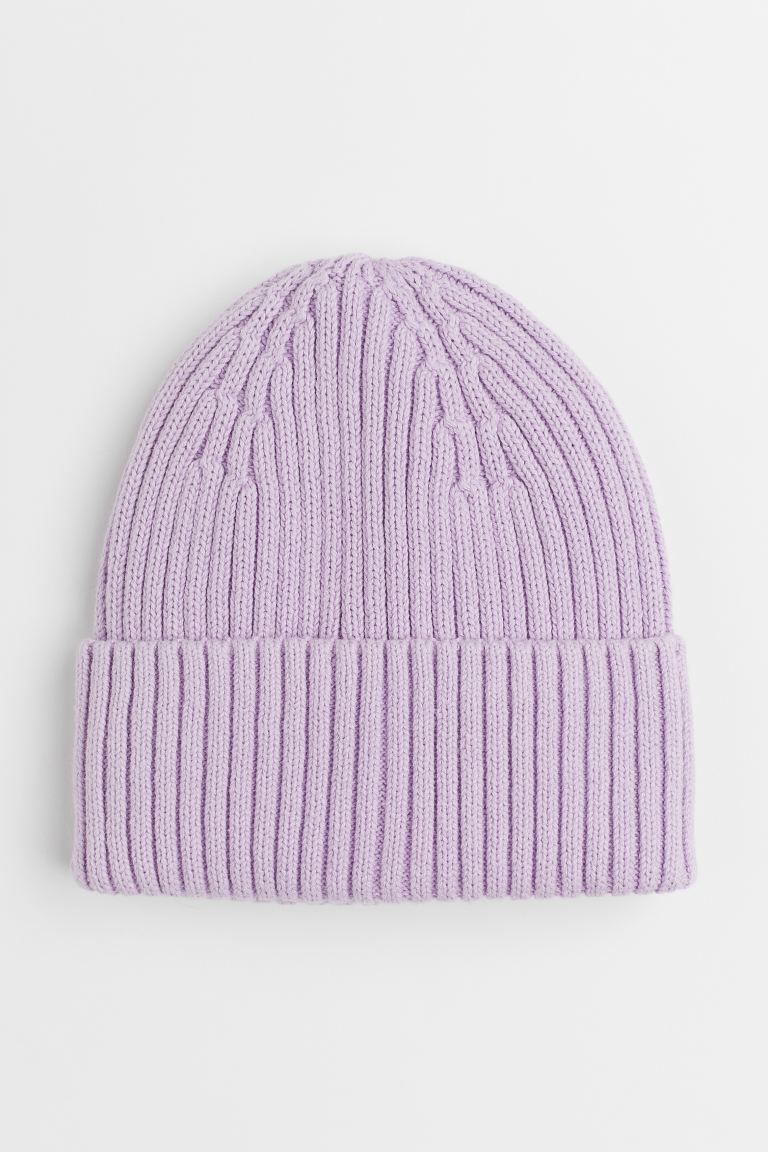 Rib-knit Cotton Hat | H&M (US + CA)