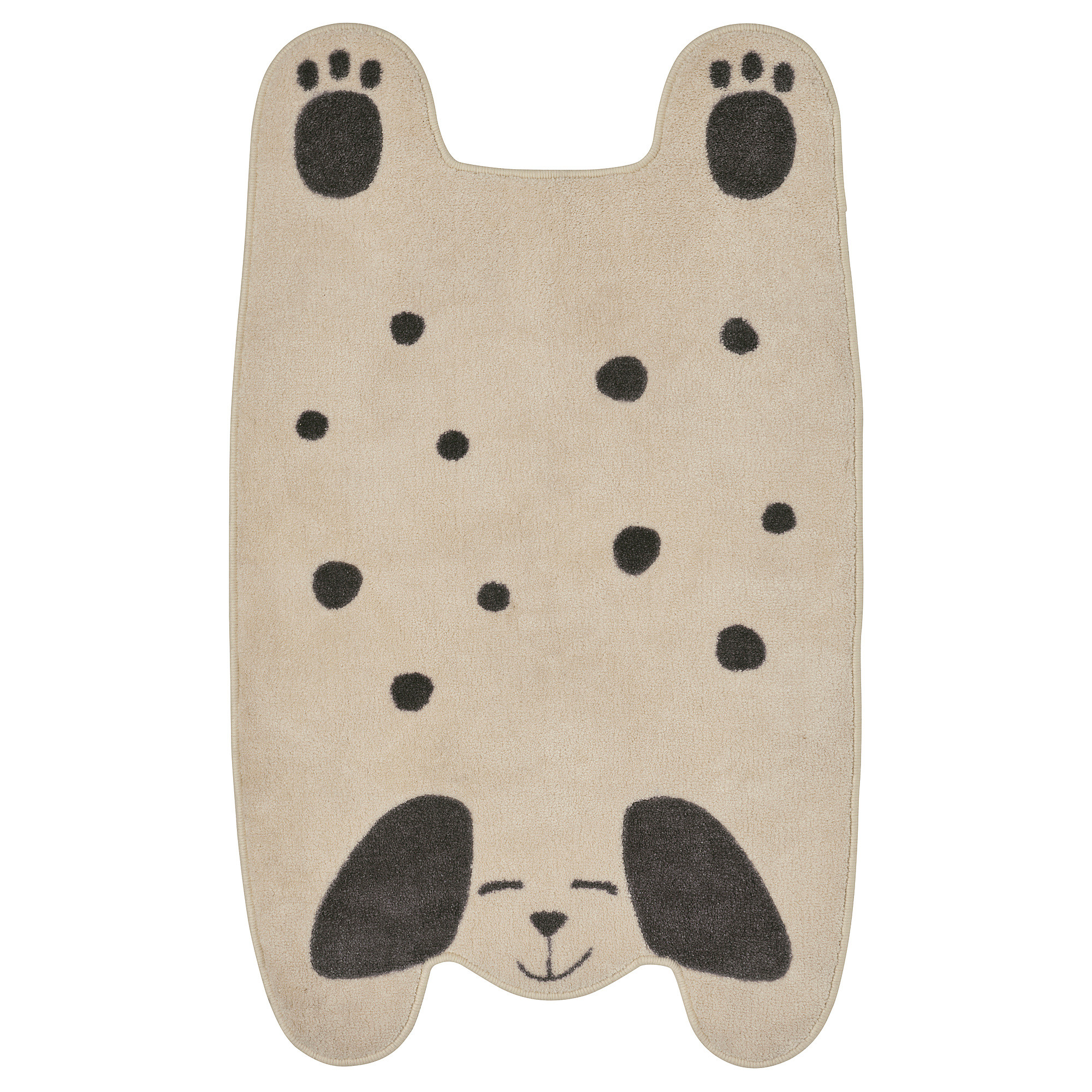 DRÖMSLOTT Rug, dog-shaped off-white/gray, 2 ' 2 "x3 ' 7 " | IKEA US