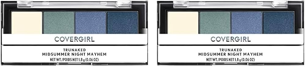 COVERGIRL Trunaked Quad Eyeshadow Palette, Night Mayhem, Midsummer Night Mayhem, 0.06 Ounce (Pack... | Amazon (US)
