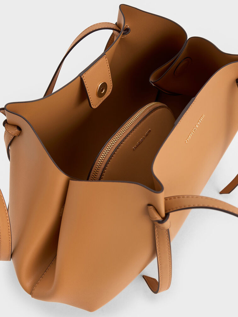 Calla Tote Bag - Toffee | Charles & Keith US