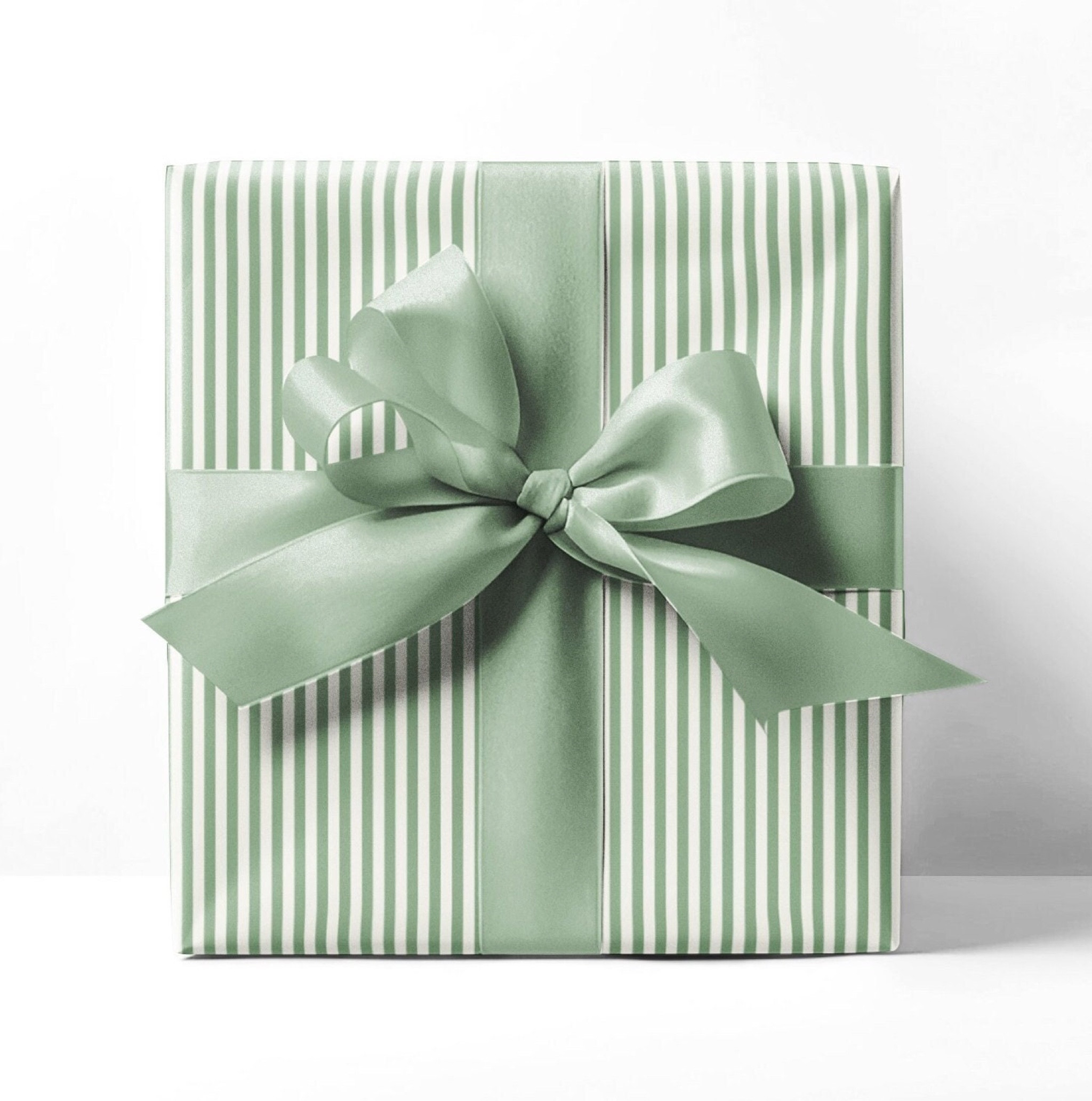 The most beautiful safe green pinstripe wrapping paper. ✨ 

#LTKSeasonal #LTKhome #LTKGiftGuide