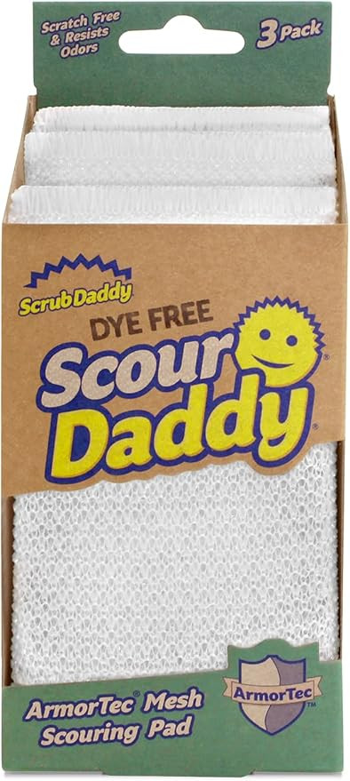 Scrub Daddy Dye-Free Score Daddy Pack of Three Scrubs Dishwashing Cleaning Sponges with Adjustabl... | Amazon (CA)