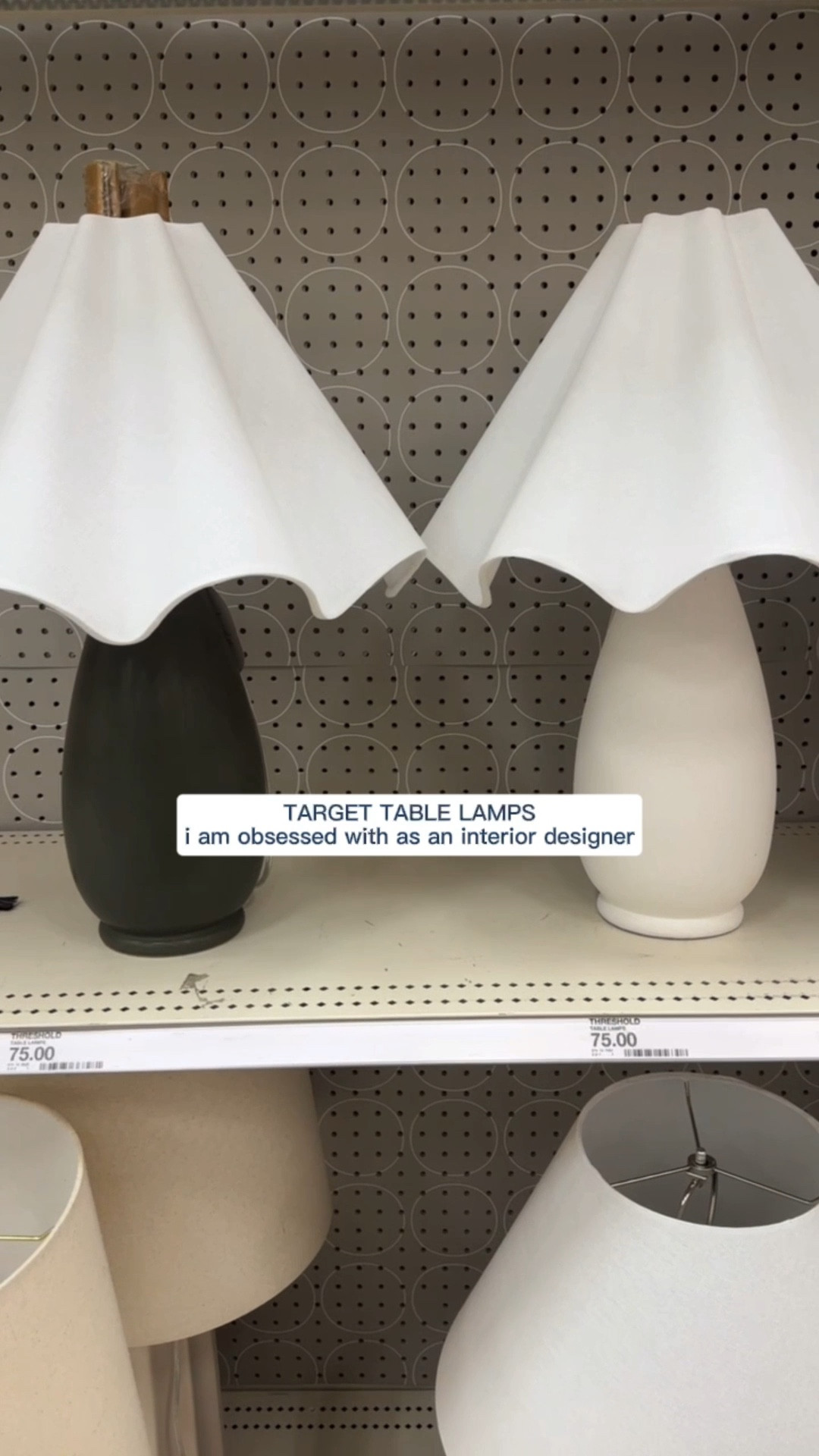 Shop like an interior designer, but be bougie on a💲budget. ➡️ These table lamps are all from Target, including a few new releases that are bound to sell out. I’m loving the sculptural shade options as they’d look great in a living room or bedroom!

#LTKFindsUnder50 #LTKFindsUnder100 #LTKHome