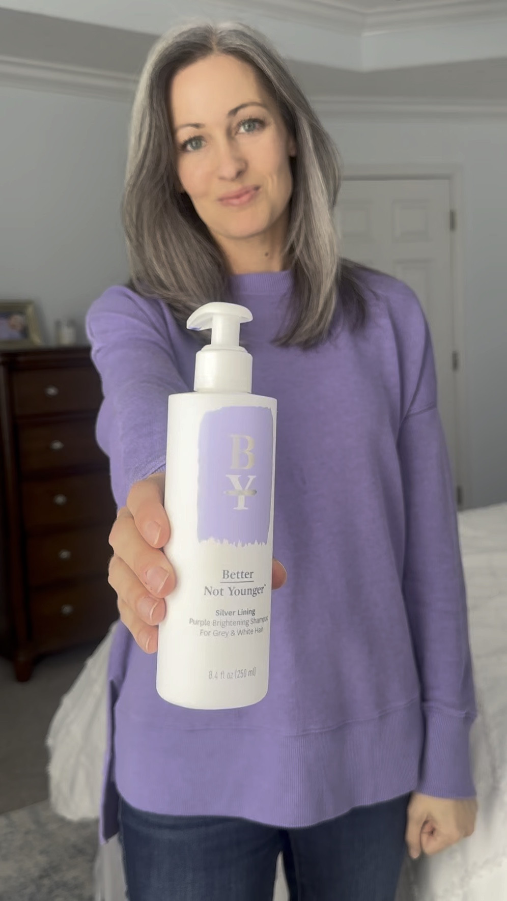 My favorite purple products for my grey hair!