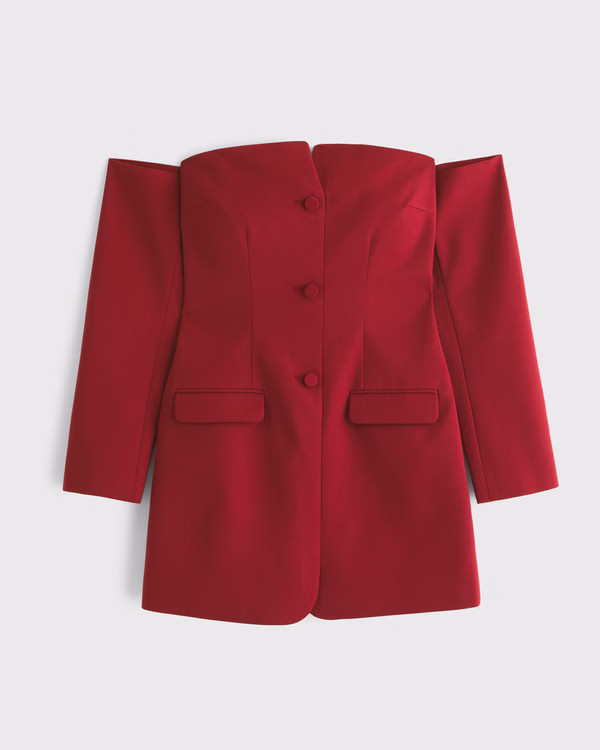 The A&F Mara Off-The-Shoulder Mini Dress | Abercrombie & Fitch (US)