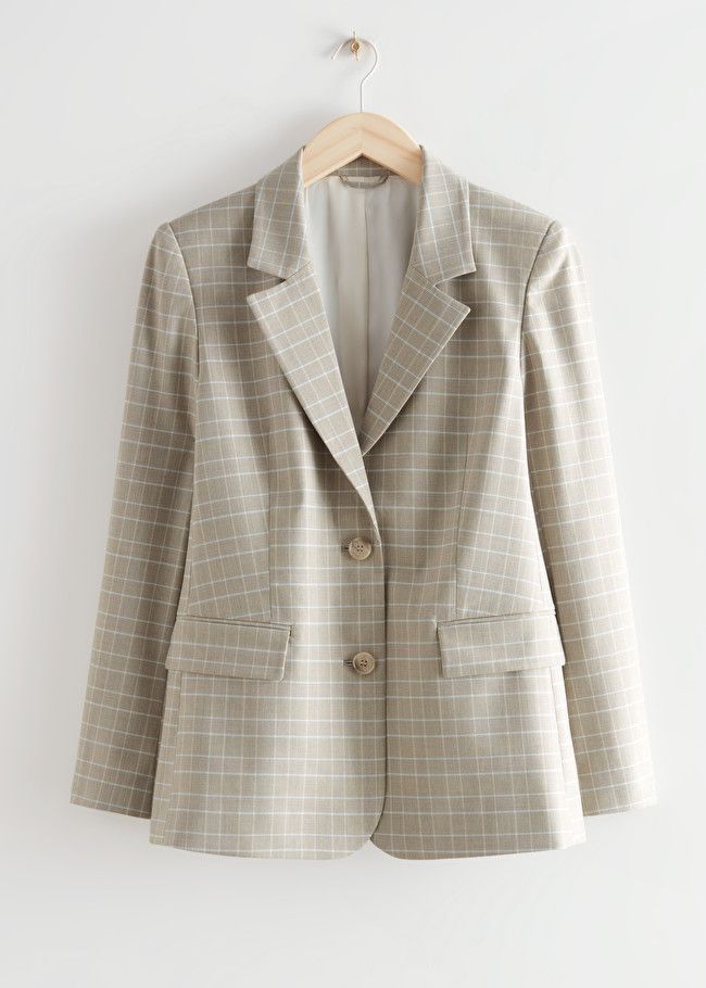 Fitted Checkered Blazer | & Other Stories (EU + UK)