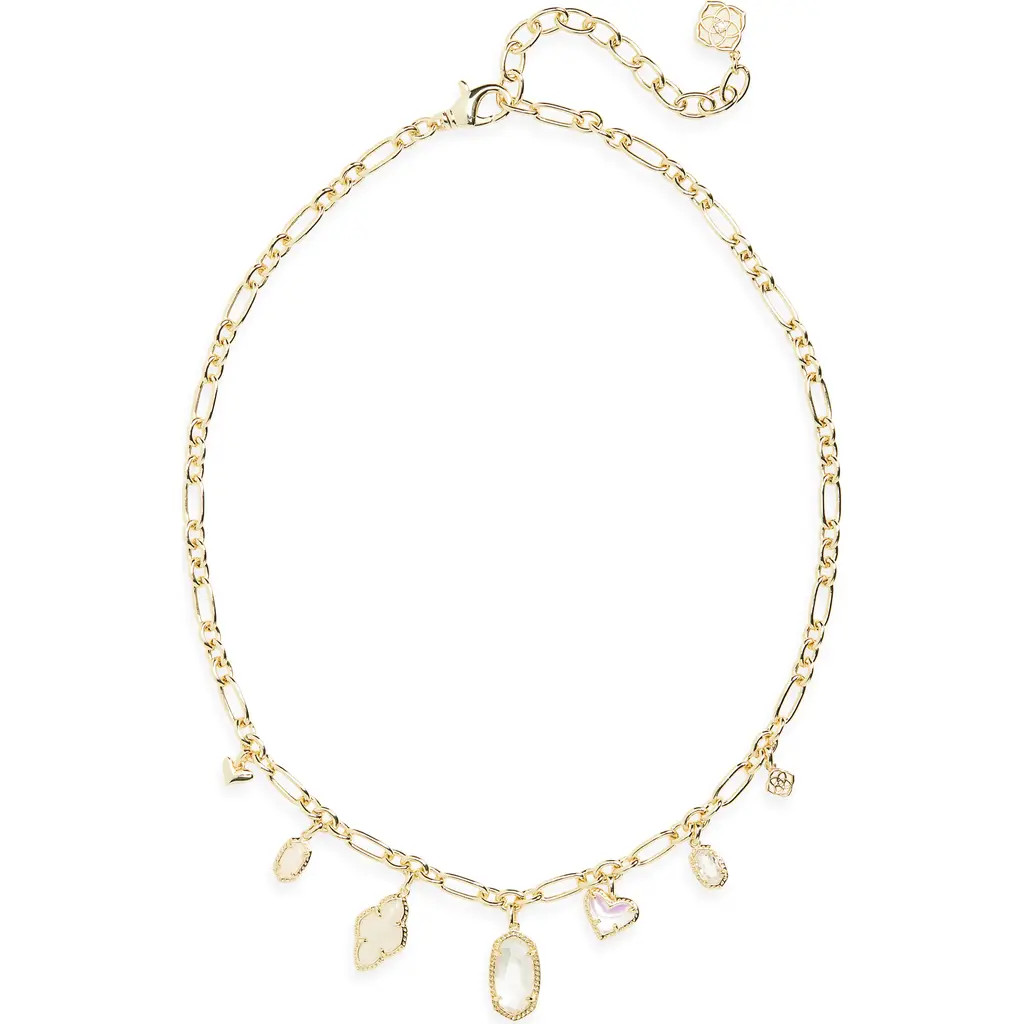 Kendra Scott Icon Charm Necklace in Gold Neutral Mix at Nordstrom | Nordstrom