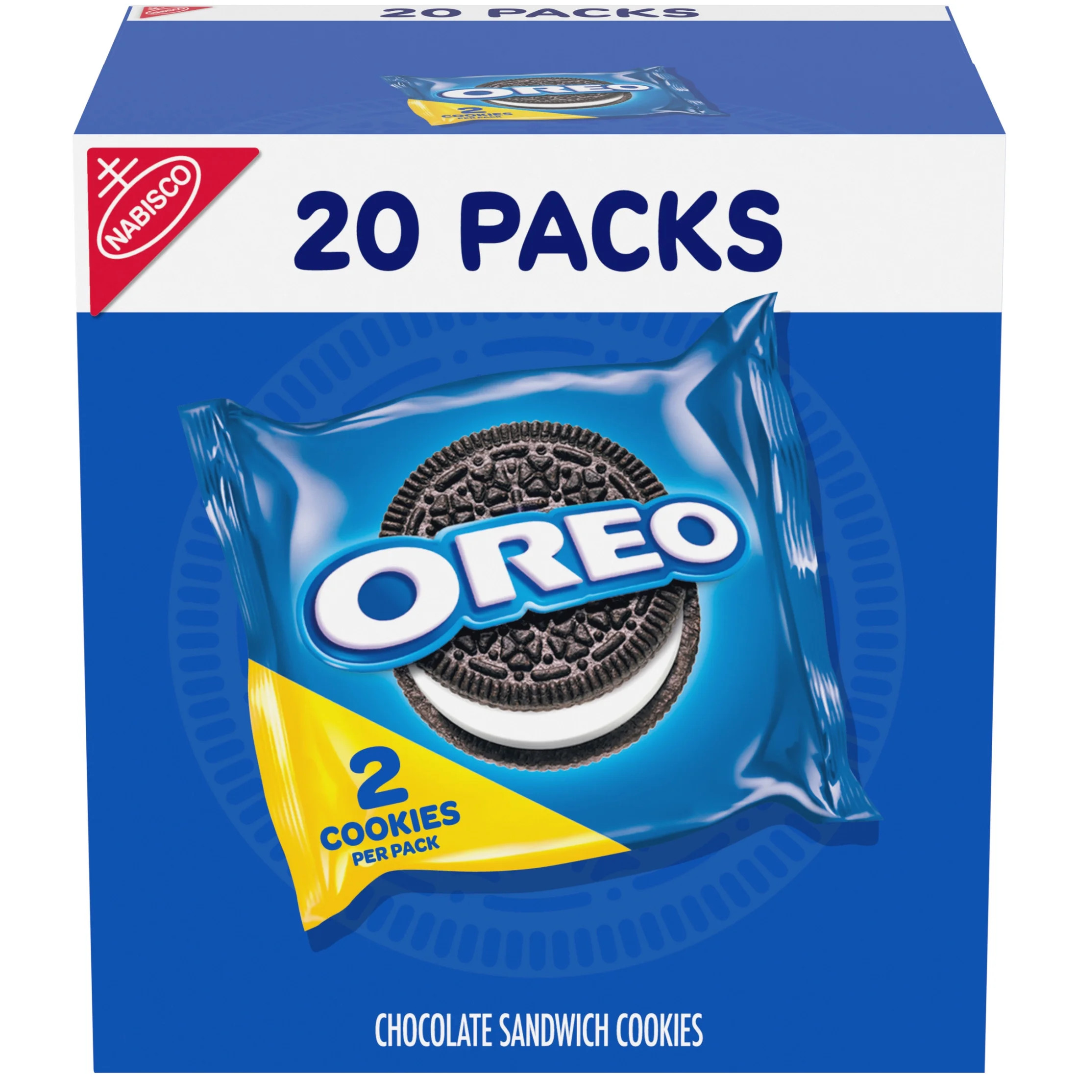 OREO Chocolate Sandwich Cookies, 20 Snack Packs (2 Cookies Per Pack) | Walmart (US)