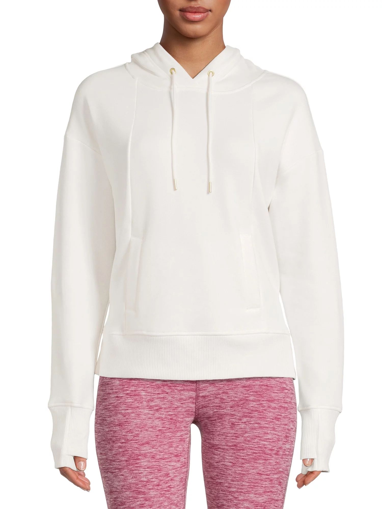 Avia Women's Active Plush Hooded Sweatshirt with Long Sleeves | Walmart (US)